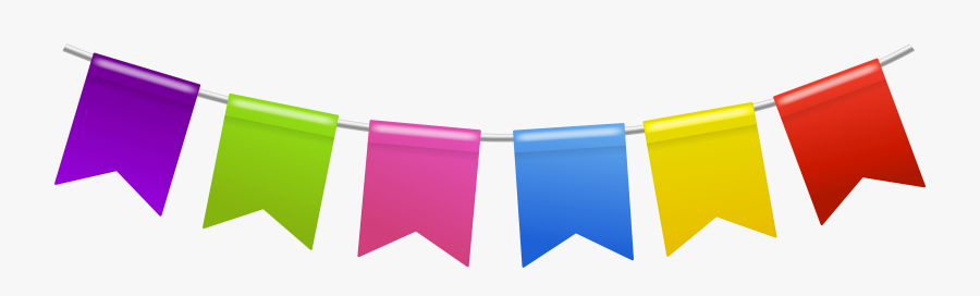 Mat Clipart , Png Download - Banderin De Colores Png, Transparent Clipart