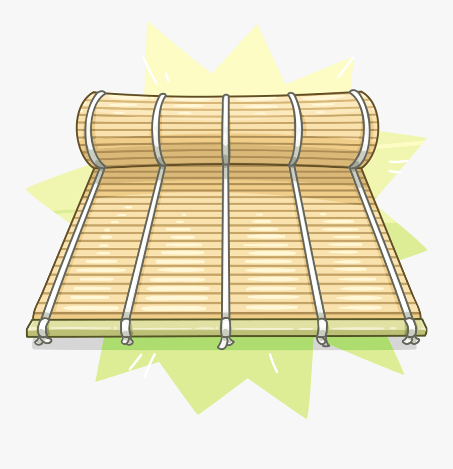 Mat Clipart Bamboo Mat - Music, Transparent Clipart