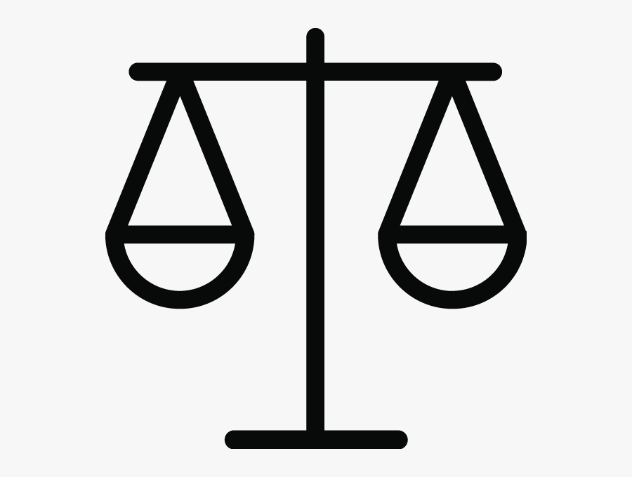 Balance Scale Icon, Transparent Clipart