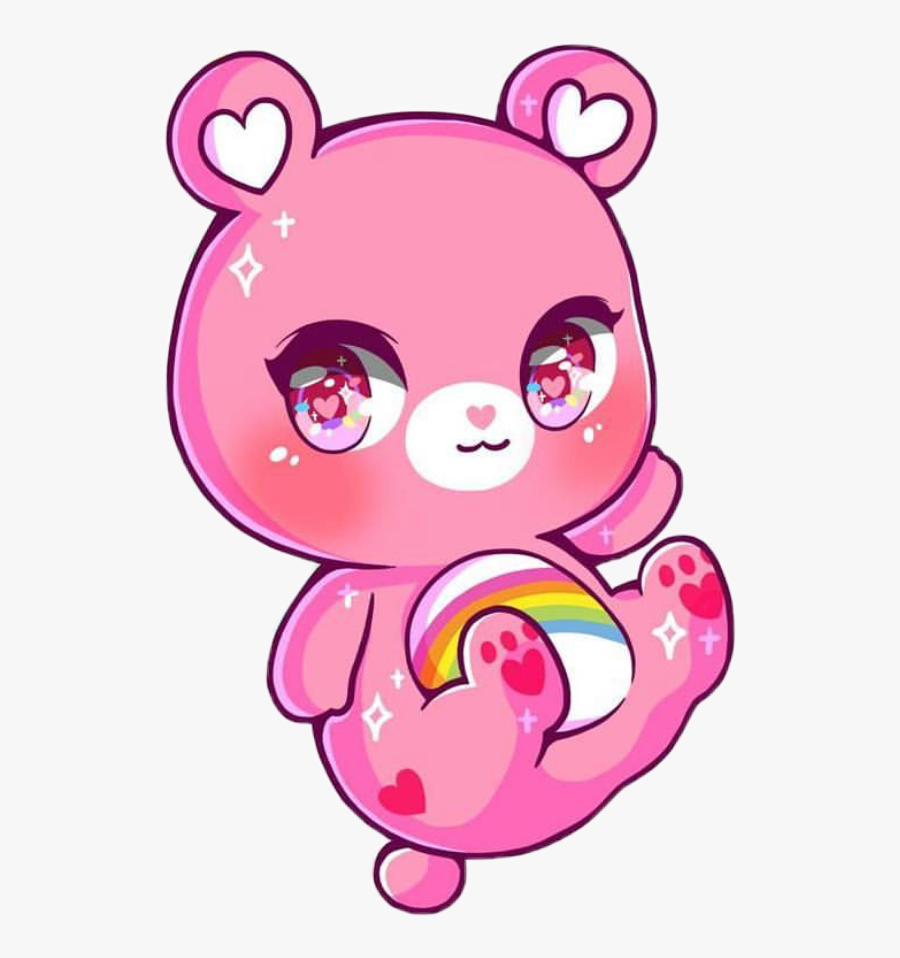Care Bears Kawaii Clipart , Png Download - Kawaii Bear Transparent Png, Transparent Clipart