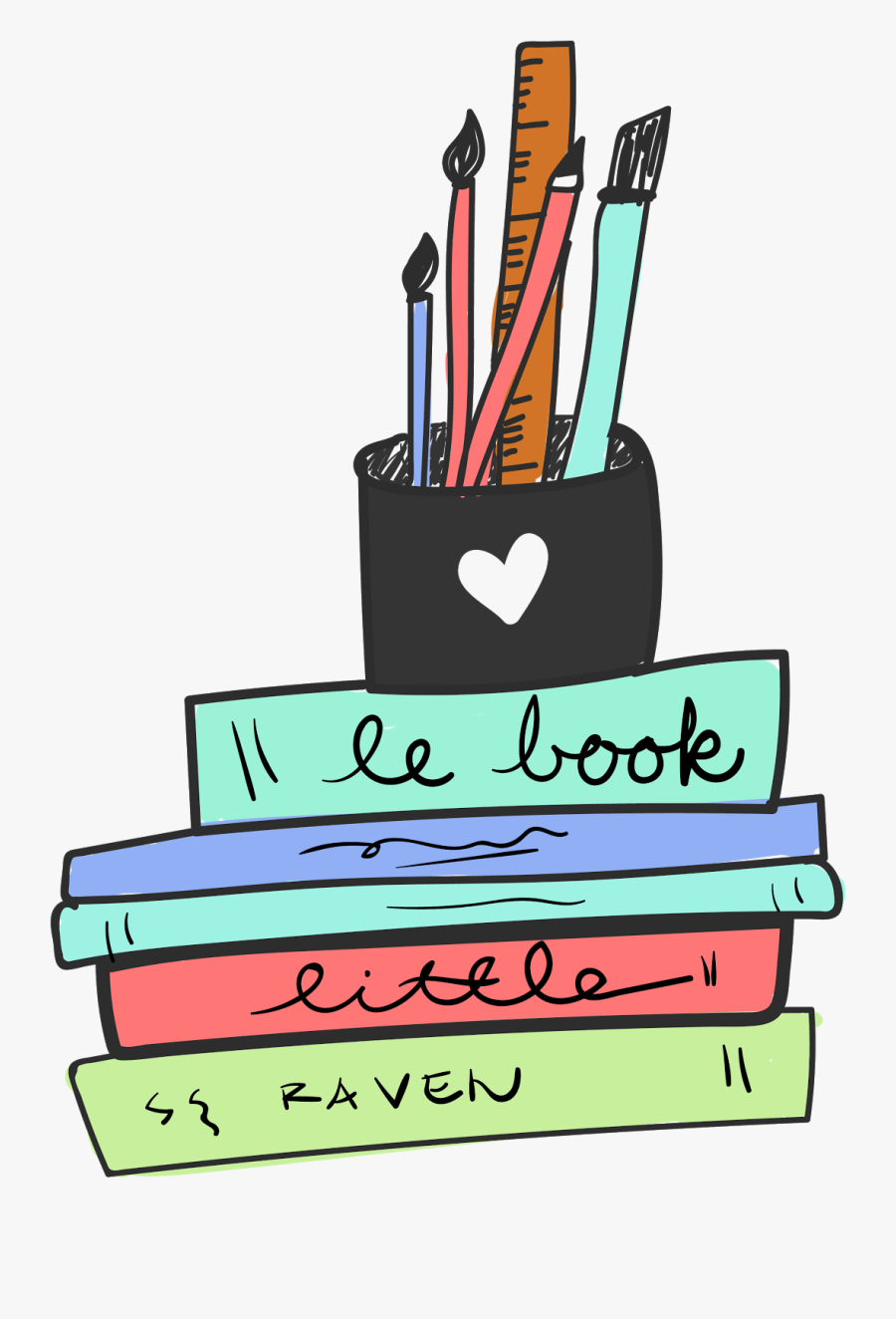 Little Raven Ink - Cake, Transparent Clipart