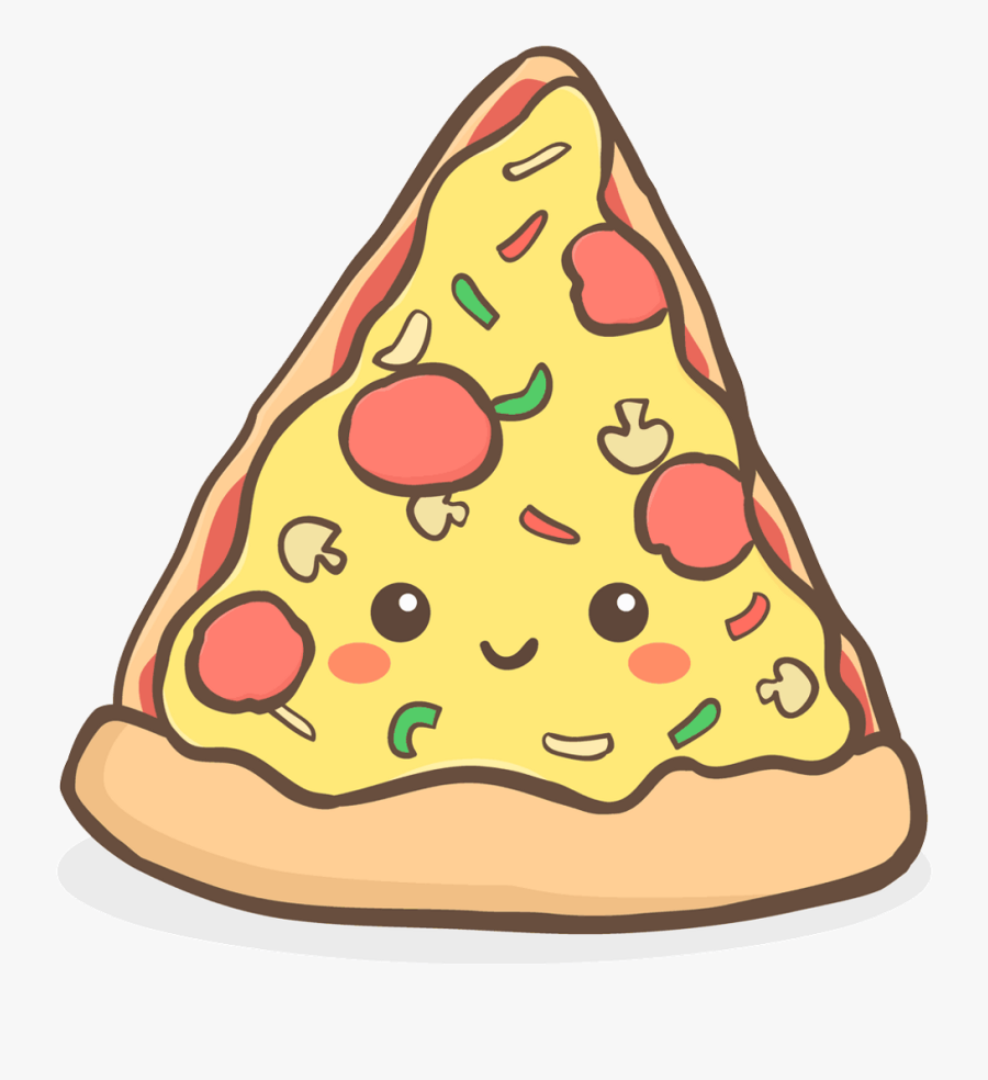 Pizza Clipart Kawaii - Cute Pizza Clip Art, Transparent Clipart