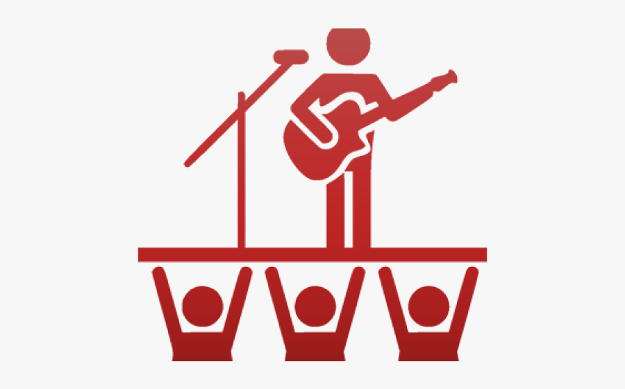 Concert Clipart Performer - Concert Icon, Transparent Clipart