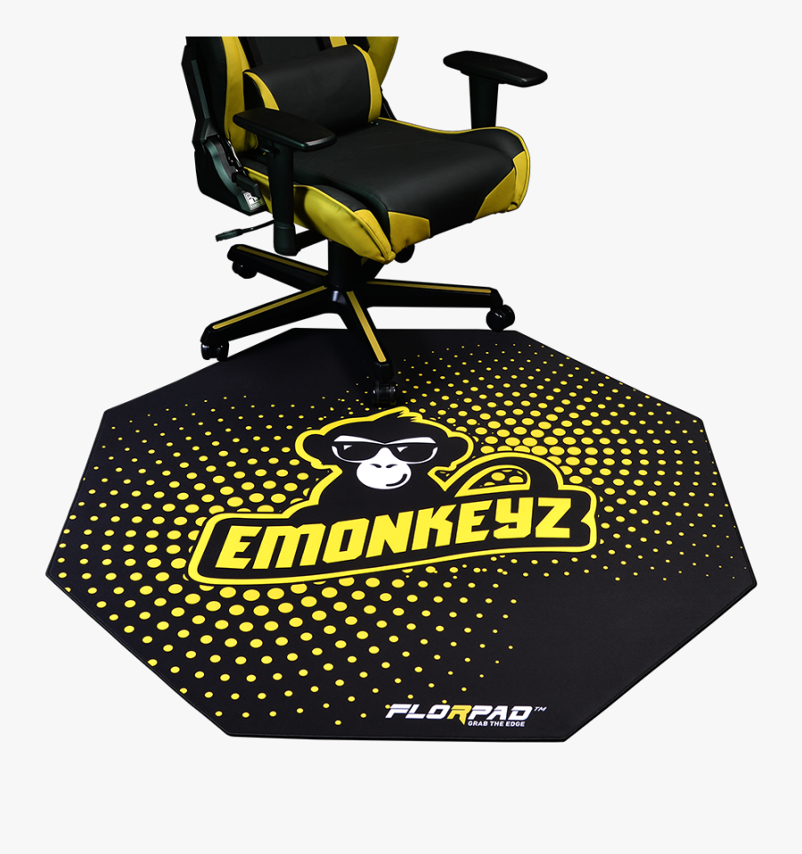 Florpad Gaming Office Chair Mat Protects All Floors - Tapete Cadeira Gaming, Transparent Clipart