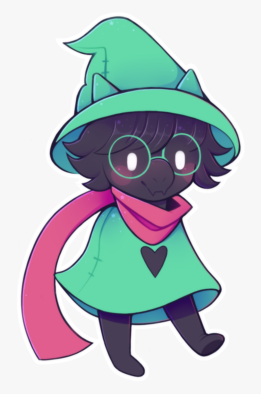 It"s The Fluffy Boy Ralsei - Easy To Draw Deltarune Character Ralsei, Transparent Clipart