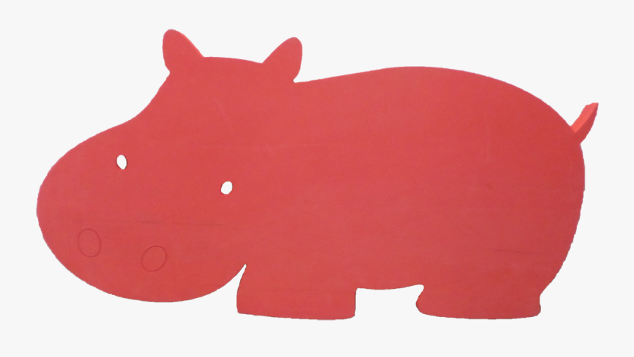 Hank The Hippo™ Foam Floating Mat - Indian Elephant, Transparent Clipart