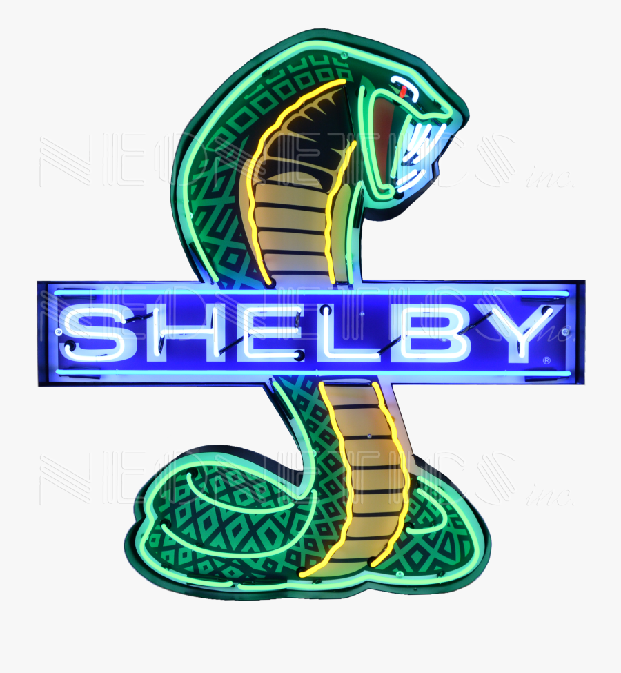 Shelby Cobra Neon Sign Clipart , Png Download - Shelby Cobra Neon Sign, Transparent Clipart