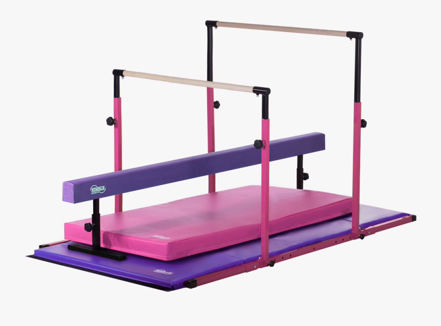 Balance Beam Gymnastics Mat Uneven Bars Horizontal - Gymnastics Bars, Transparent Clipart