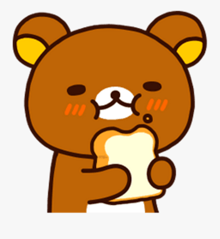 Kawaii Clipart Bread - Rilakkuma Kawaii Bear , Free Transparent Clipart