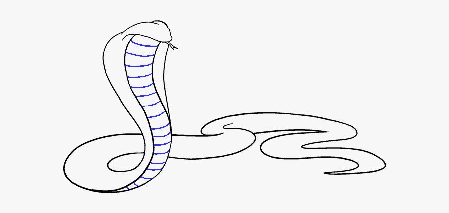 Banner Freeuse Cobra Clipart Hood Open - Draw A Cobra In Cartoon, Transparent Clipart