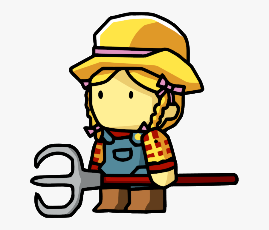 Farmer Scribblenauts Transparent, Transparent Clipart