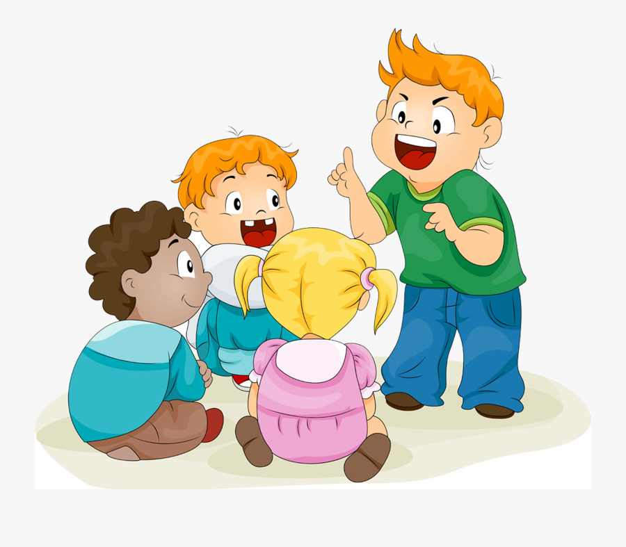 Storytelling Stock Photography Clip Art - Children Telling Stories, Transparent Clipart