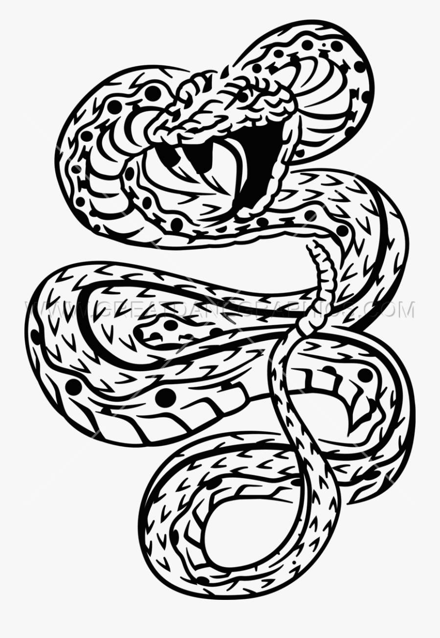 Snake Reptile Tattoo Cobra Clip Art - Snake Drawing Tattoo Png, Transparent Clipart