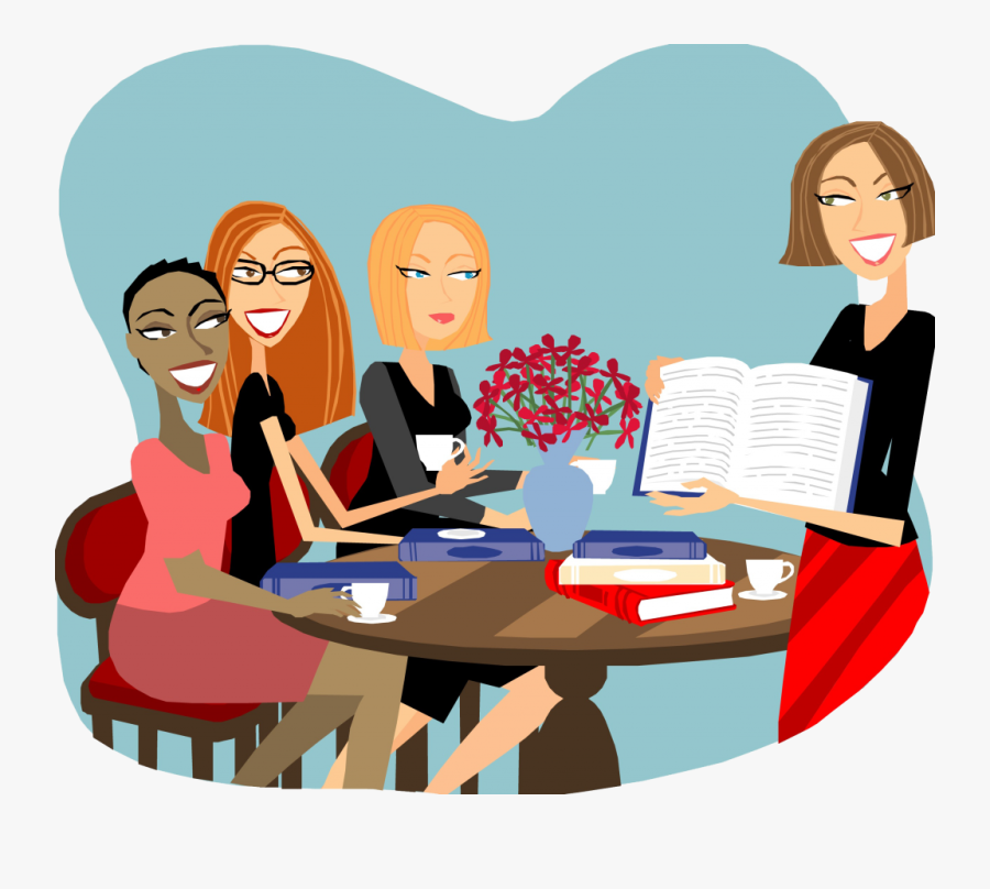 Story Clipart Book Discussion - Womens Book Club Clipart, Transparent Clipart