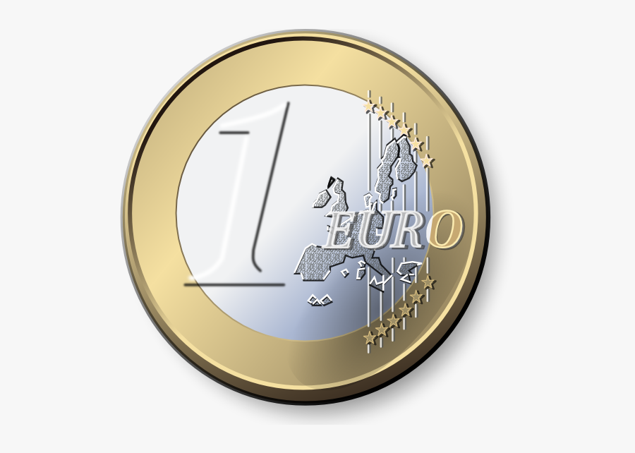 Euro Coin Png, Transparent Clipart