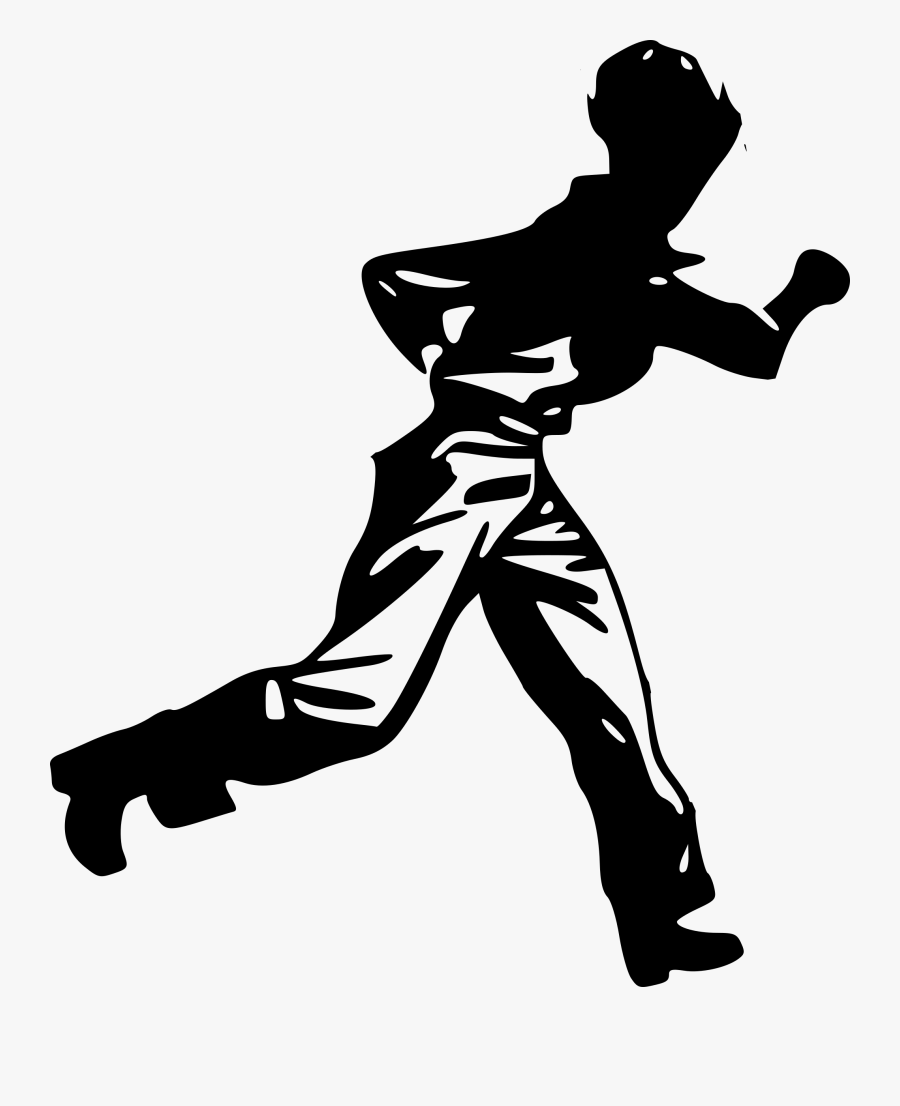 Running Woman Drawing - Running Woman Png Art, Transparent Clipart