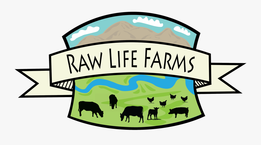 Raw Life Farms Logo, Transparent Clipart