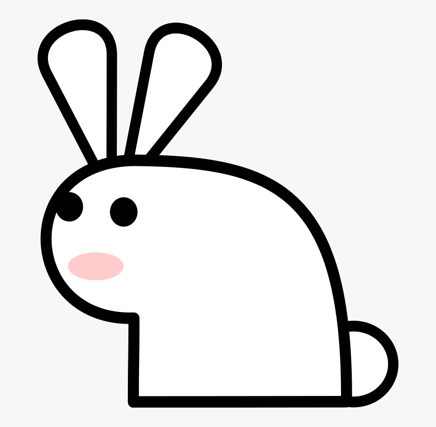 Transparent Tamale Clipart - Rabbit Clip Art, Transparent Clipart