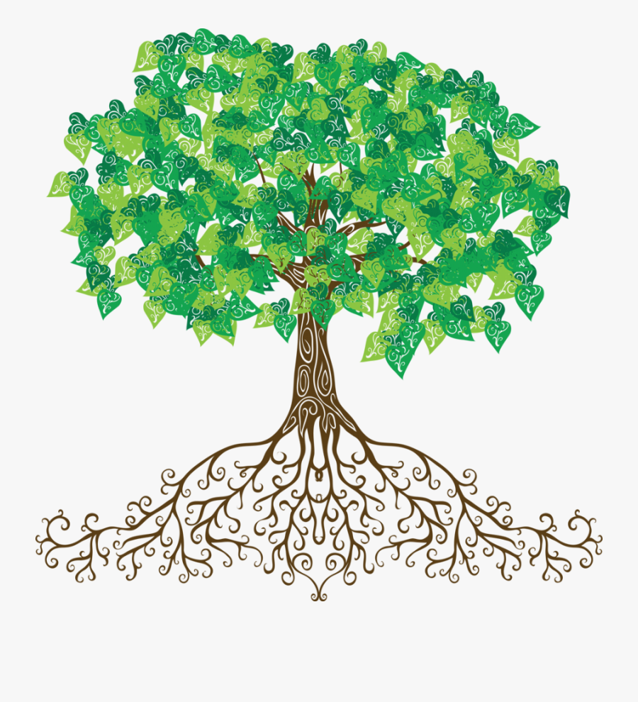 Transparent Tree Of Roots - Development As Freedom Ppt, Transparent Clipart