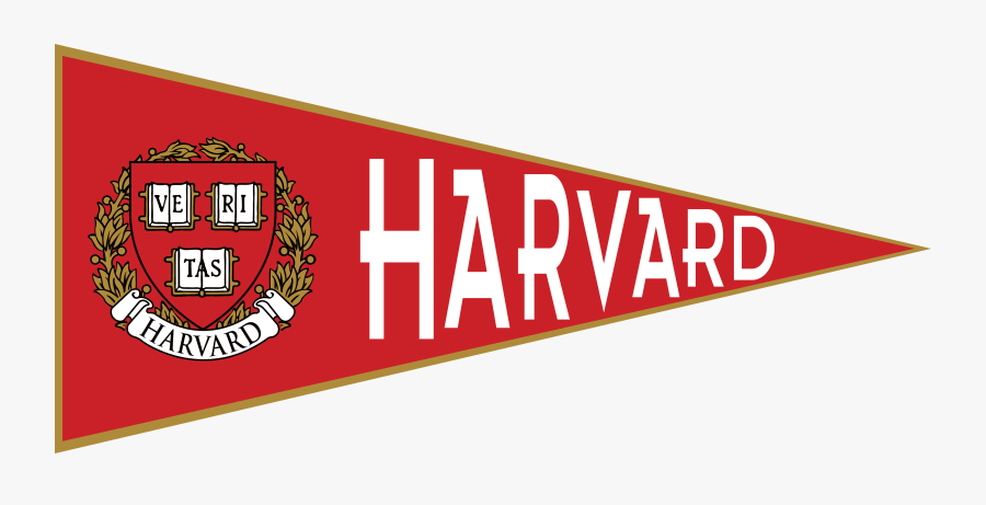 College Pennant Cliparts - Harvard University College Pennant, Transparent Clipart