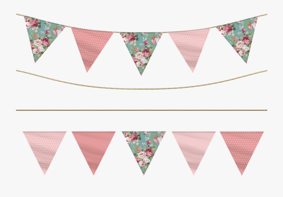 Transparent Background Bunting Flag Clipart, Transparent Clipart