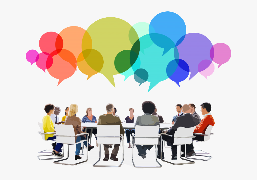 Discussion Clipart Round Table - Stakeholder Gathering, Transparent Clipart