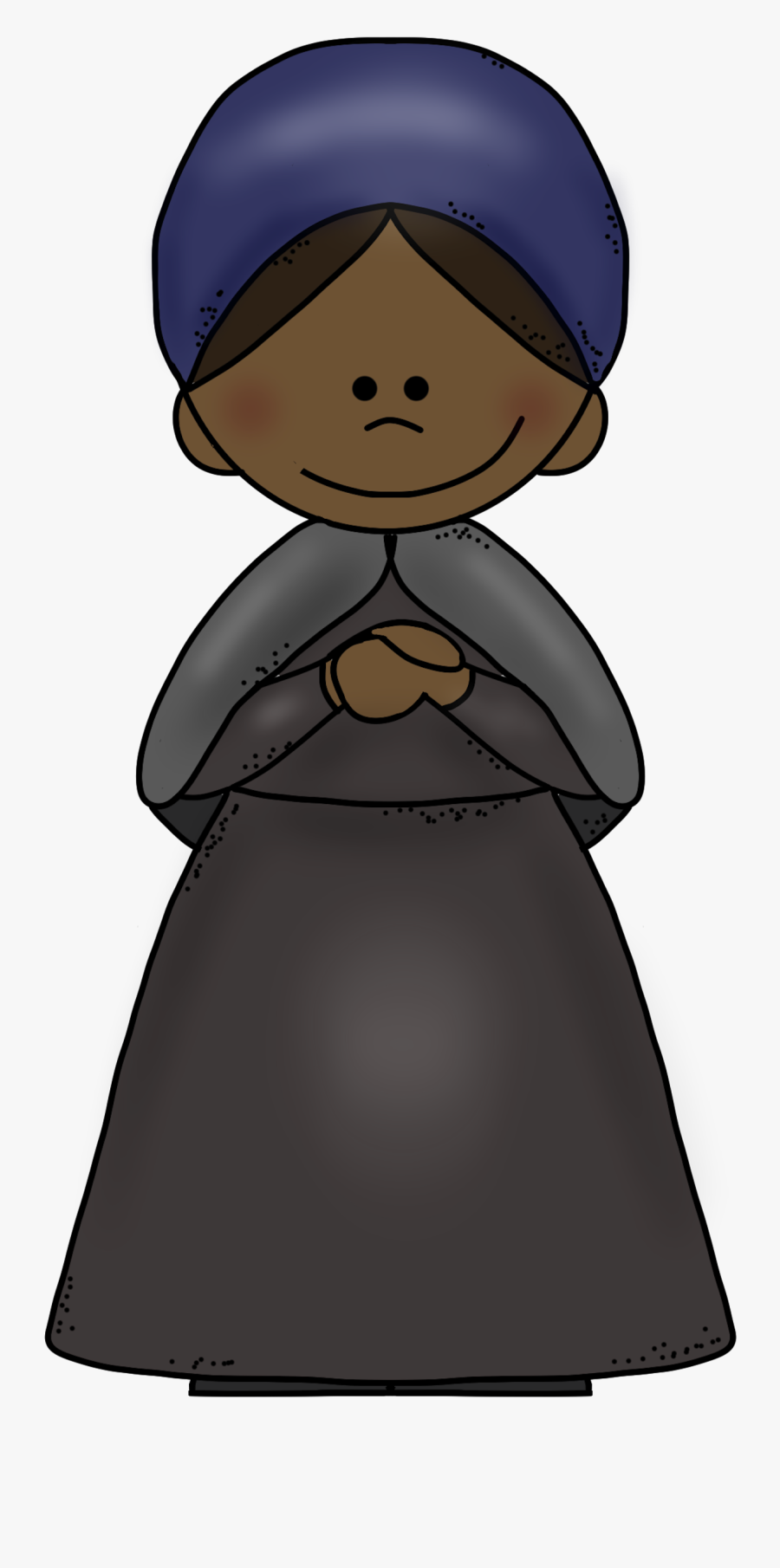 Clip Art Underground Railroad Clip Art - Easy Harriet Tubman Clipart, Transparent Clipart