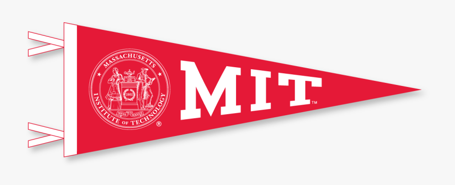 Mit Pennant With Seal - University Of Maryland College Park Pennant, Transparent Clipart