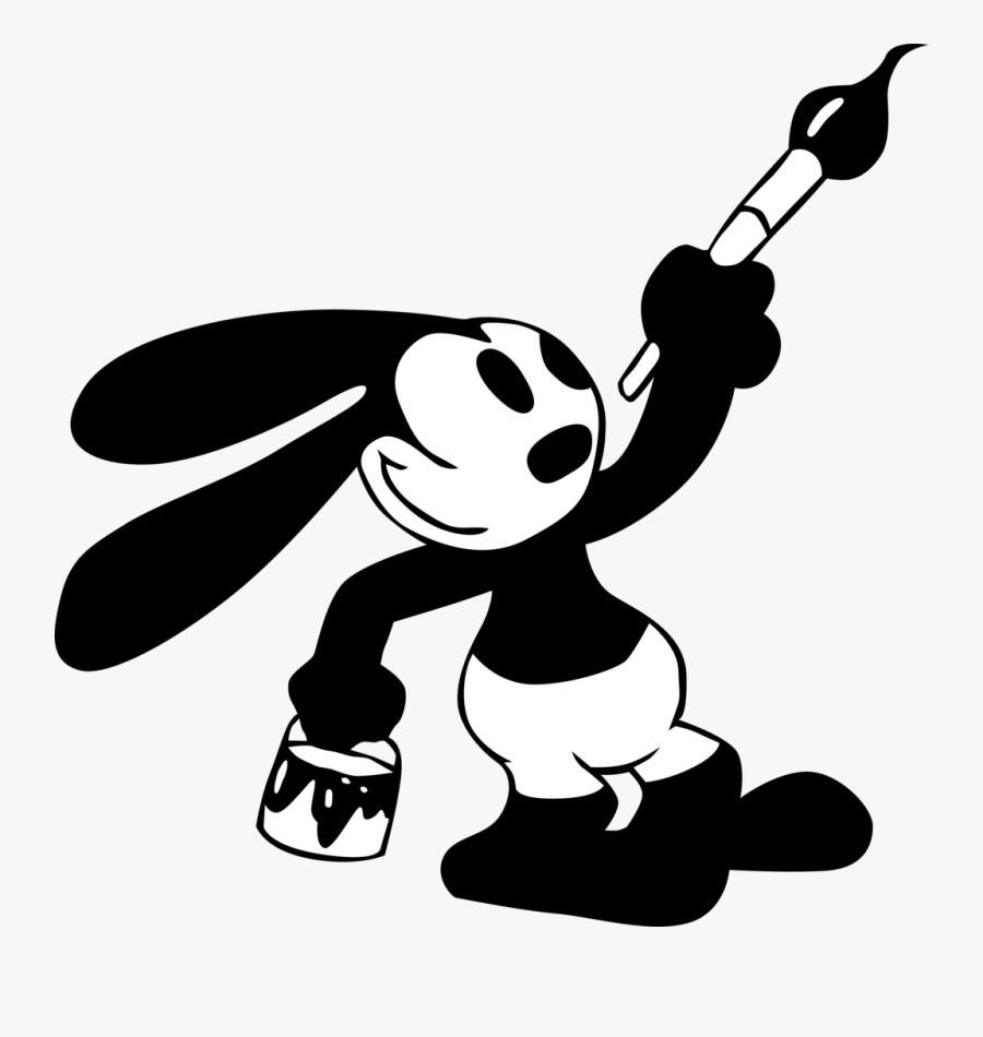 Clipart Royalty Free Download Rabbi Clipart Black And - Original Oswald The Rabbit, Transparent Clipart