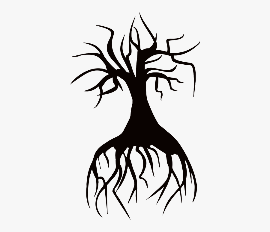 Portable Network Graphics Clip Art Scalable Vector - Barren Tree With Its Roots, Transparent Clipart
