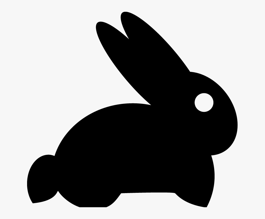 Lyrics Rabbit Image Black And White - Rabbit Logo Png, Transparent Clipart