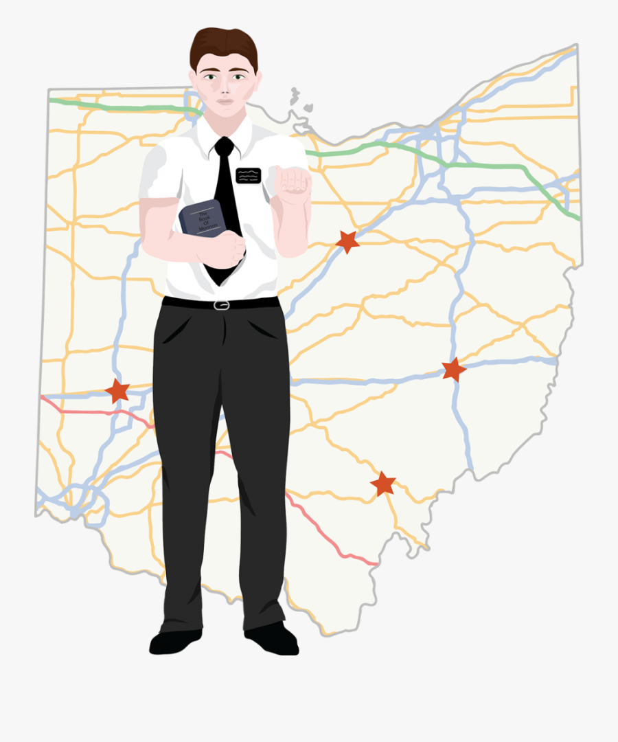 Church Missionary Clip Art Jesus Christ Latter Day - Cartoon, Transparent Clipart