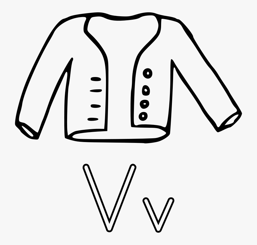 V Is For Vest Svg Clip Arts - V Is For Vest, Transparent Clipart