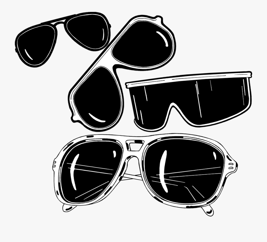 Clip Art Free Download Free Stock Photo Illustration - Sunglass Illustration, Transparent Clipart