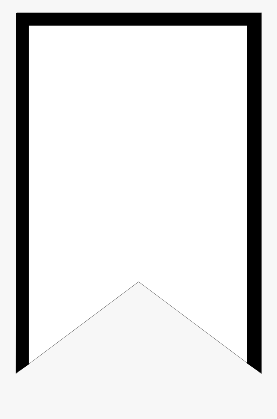 Pennant Banner Template Microsoft Wordable For Cricut - Monochrome, Transparent Clipart