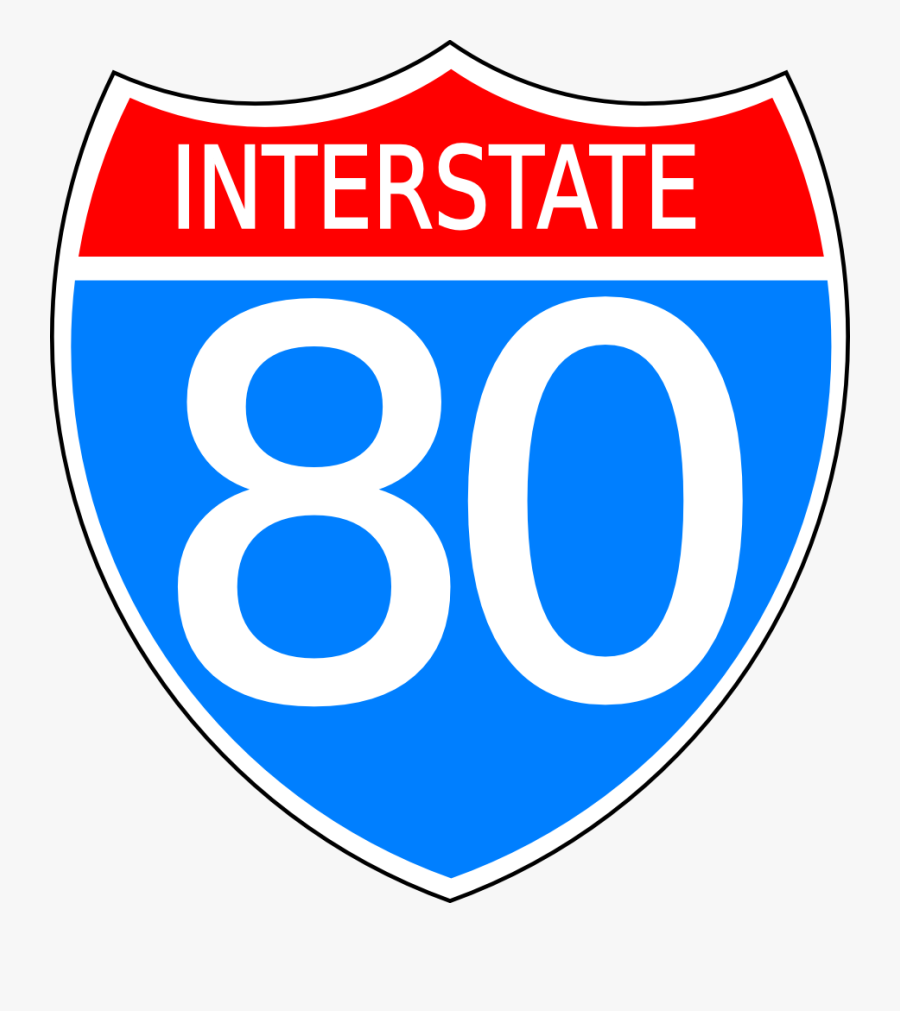 Interstate Highway Sign - Interstate Highway Sign Vector, Transparent Clipart