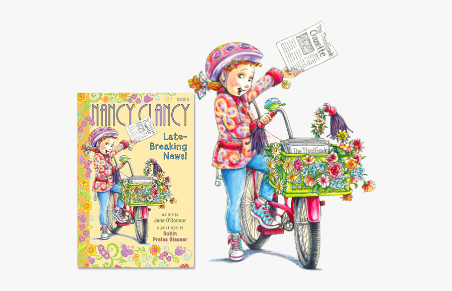 Nancy Clancy Book 8, Transparent Clipart