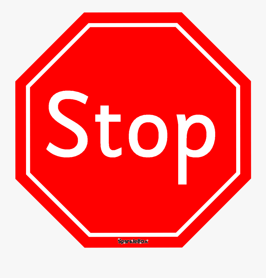 Free Download Clip Art - Stop Ahead Sign Board, Transparent Clipart