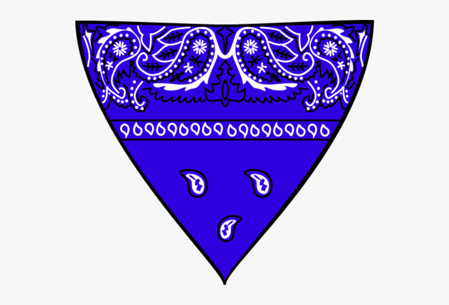 Red Bandana - Blue Bandana Clipart, Transparent Clipart