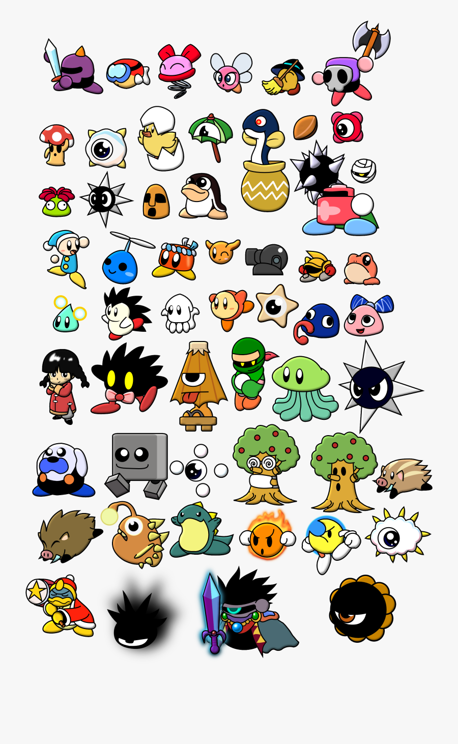 Transparent Bosses Day Clipart - Kirby Dreamland 3 Endmies, Transparent Clipart