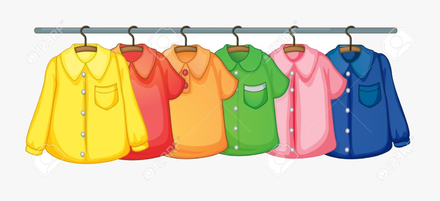 Coat Coat Clipart Hung Up St Georges Care Home Transparent - Clothes On Hangers Clipart, Transparent Clipart