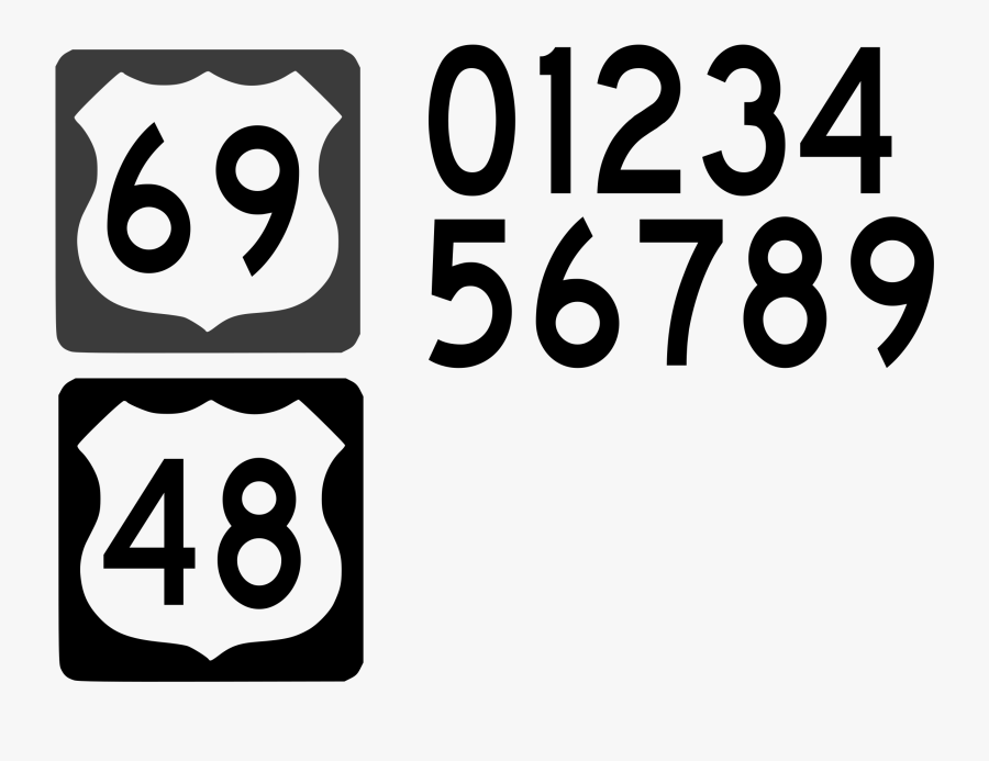 Us Highway Sign Clip Arts - Us Highway Sign, Transparent Clipart