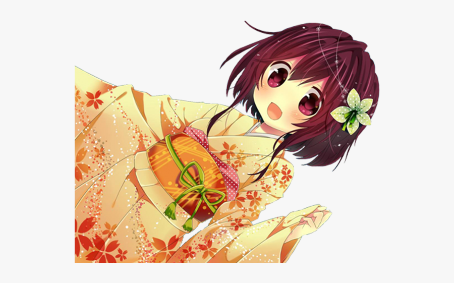 Anime Girl Clipart Shy - Anime Render Kawaii Girl, Transparent Clipart