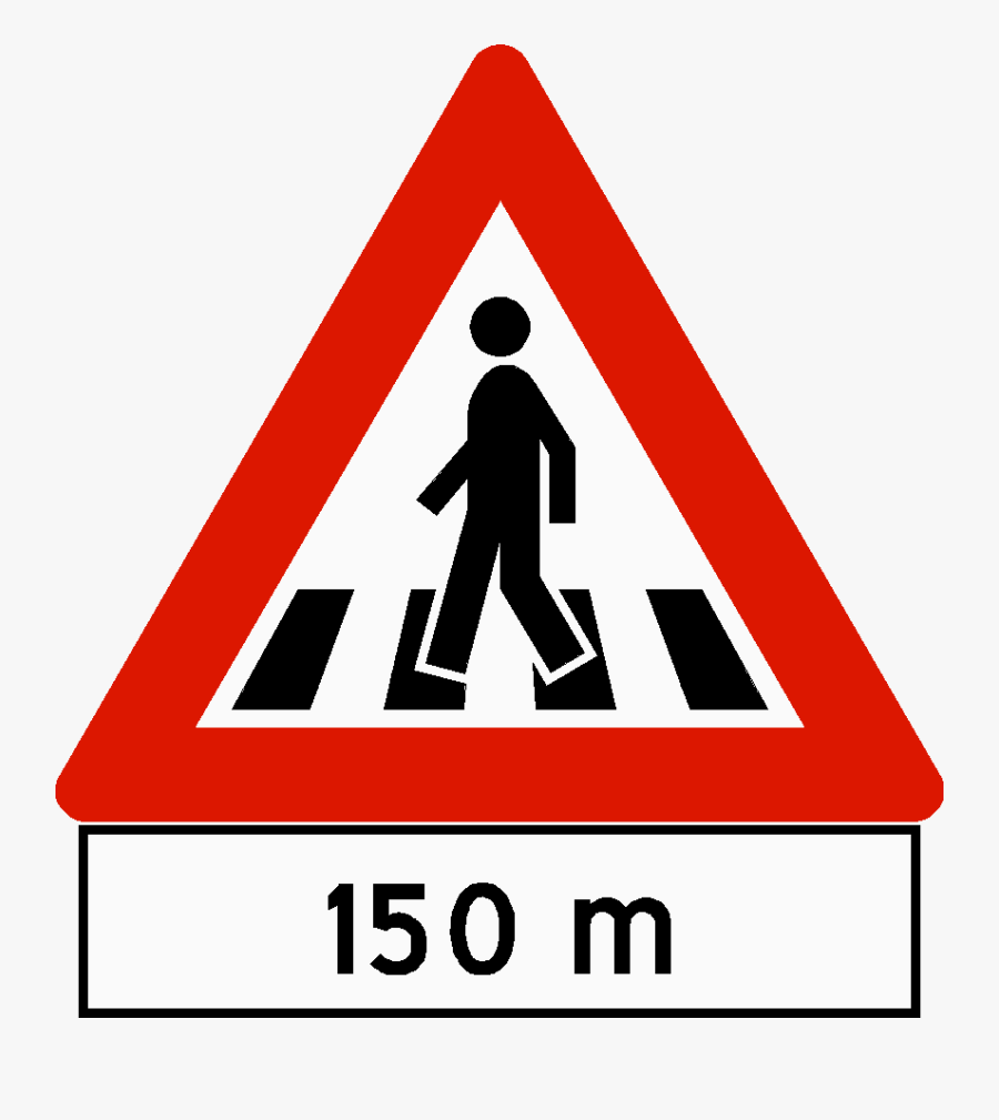 Sign Pole Png -png - Pedestrian Lane Sign Clip Art, Transparent Clipart