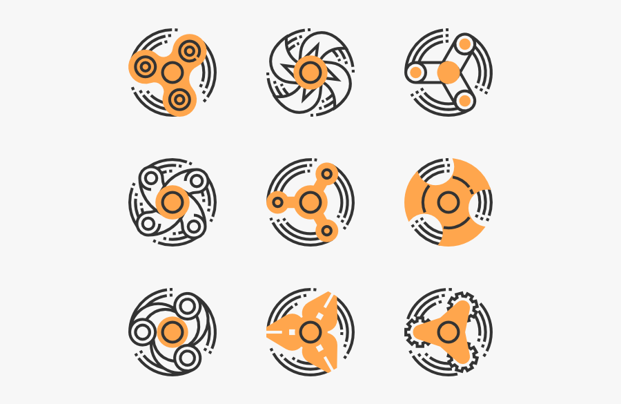Fidget Spinner - Spin Icon, Transparent Clipart