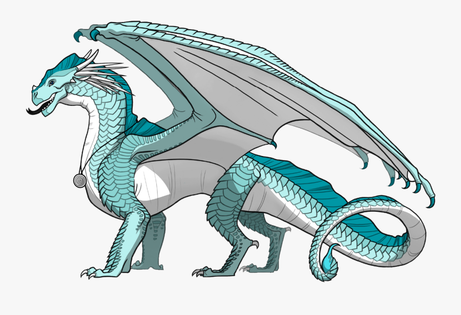 Wof Icewing Skywing Hybrid Clipart , Png Download - Wings Of Fire Sandwing Nightwing Hybrid, Transparent Clipart