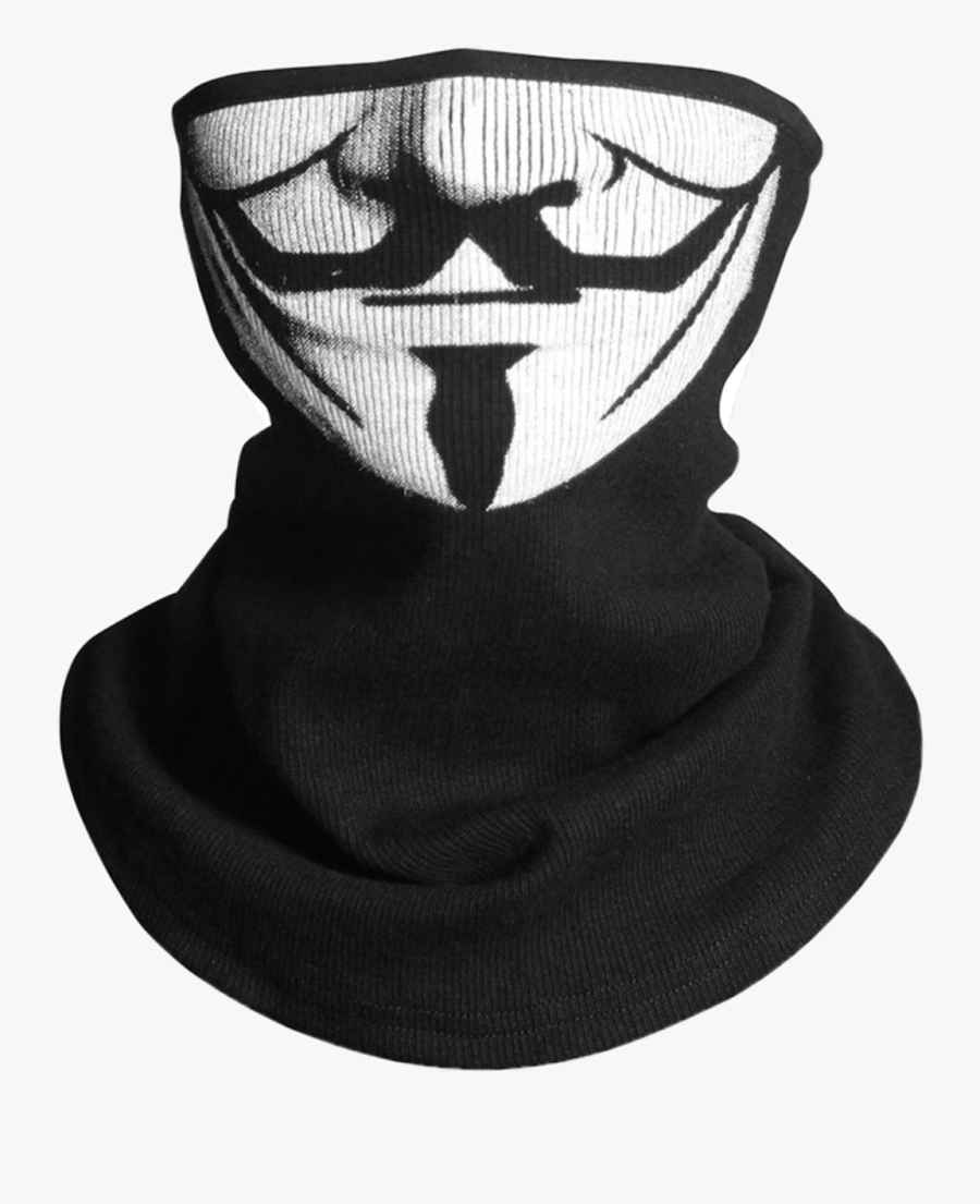 Transparent Mask Clipart Black And White Half Face Mask Png