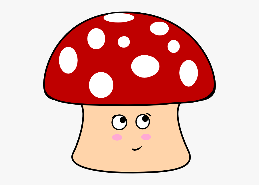 Sad Mushroom Cartoon, Transparent Clipart