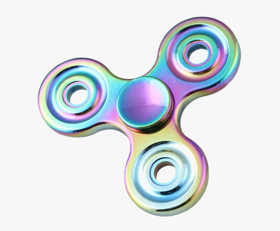 Rainbow Fidget Spinner Transparent Background Png - Fidget Spinner Transparent Background, Transparent Clipart