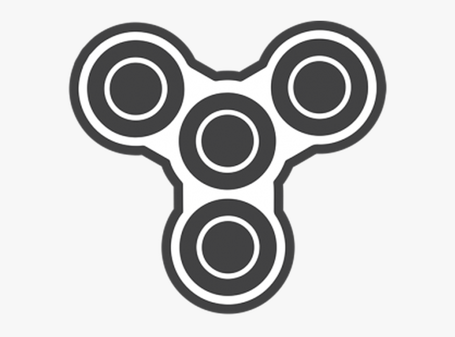 Fidget Spinner Clipart Transparent - Fidget Spinner Decal, Transparent Clipart